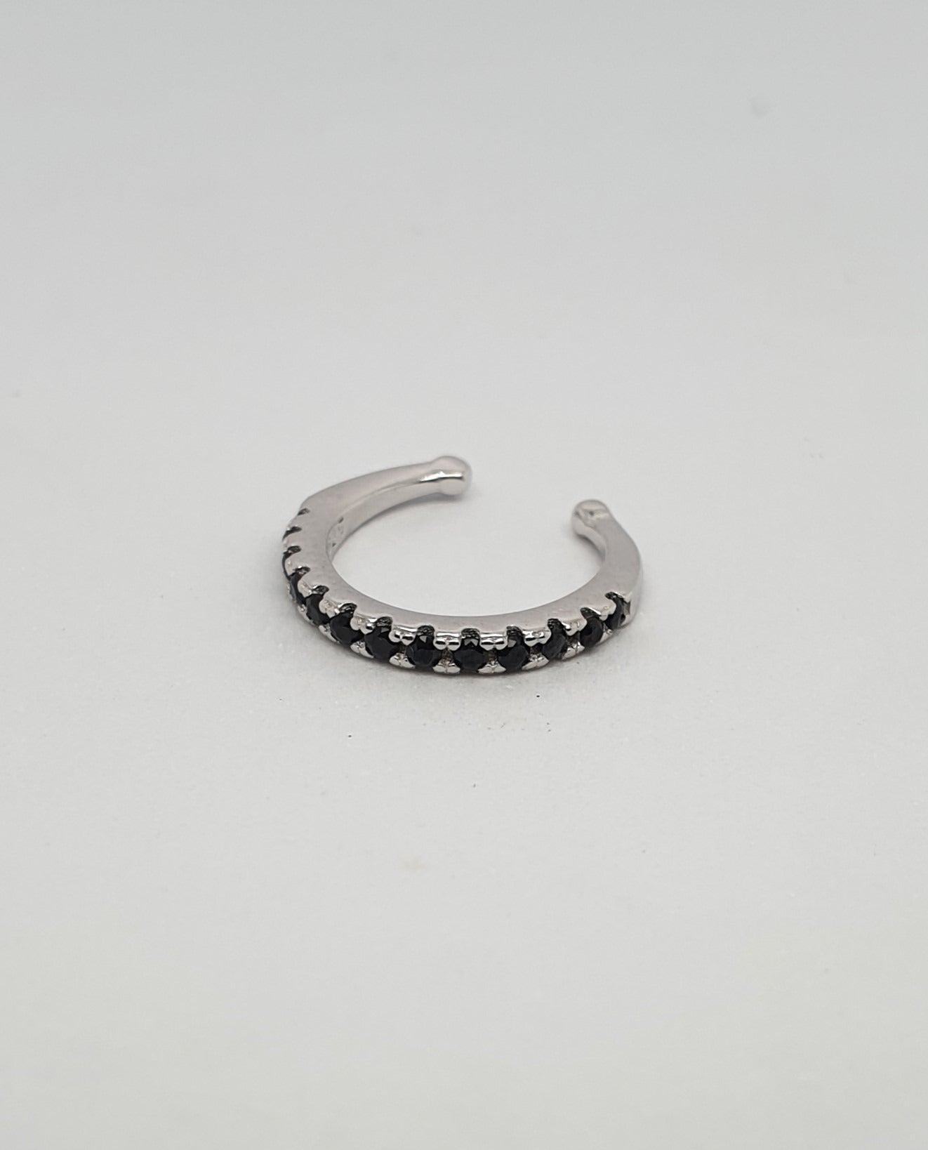 Bling Ear Cuff - Black image