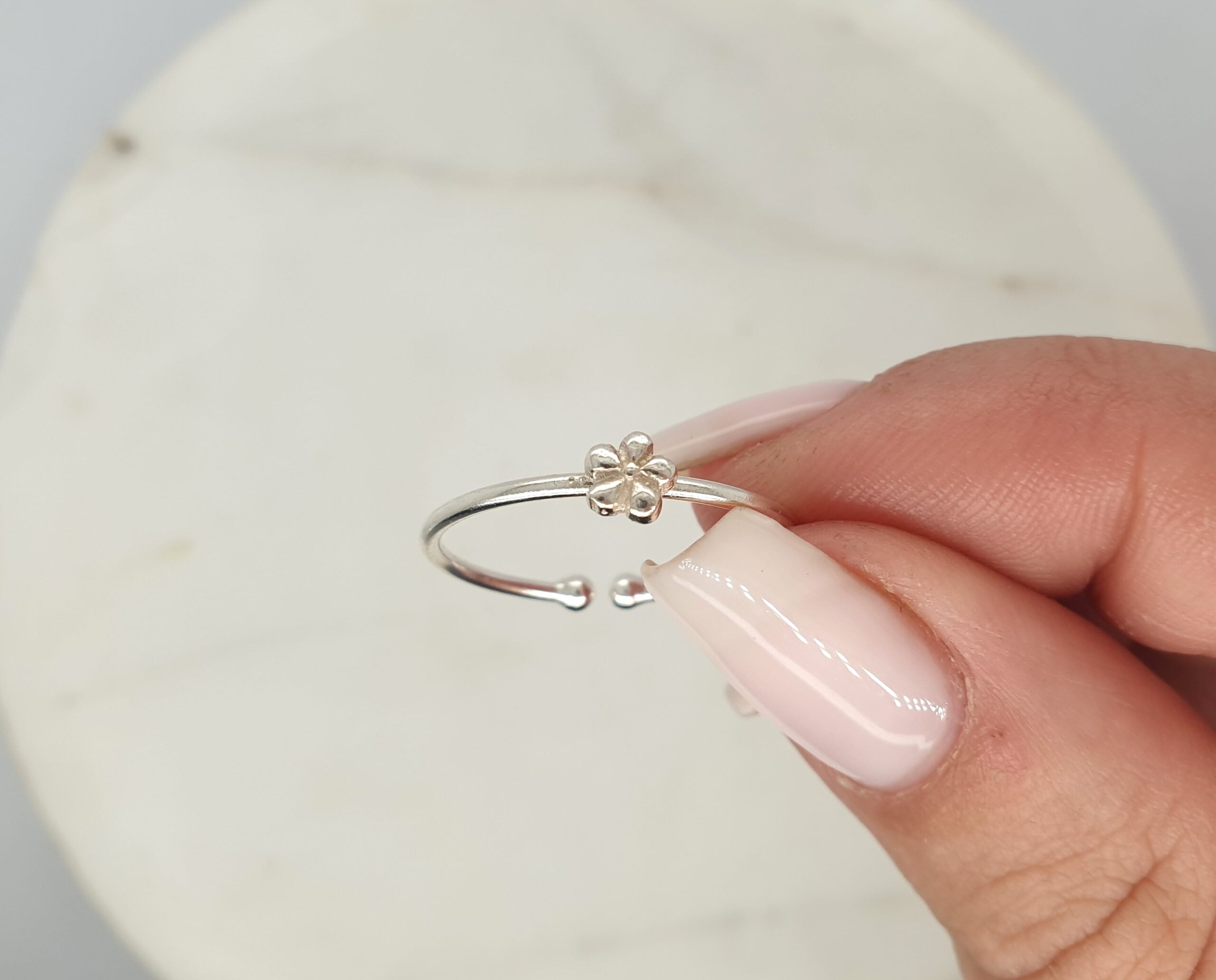 Adjustable Flower Ring image 0