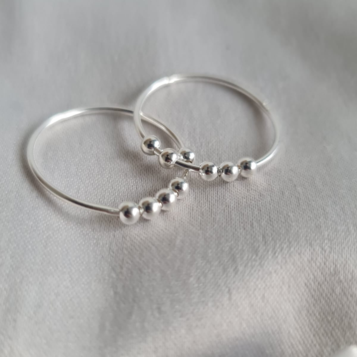 Anxiety Ring Sterling Silver image 2