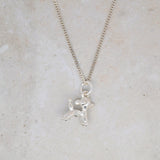 Balloon Dog Silver Necklace image 0