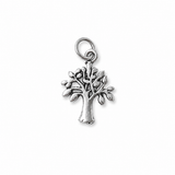 Silver Tree Charm