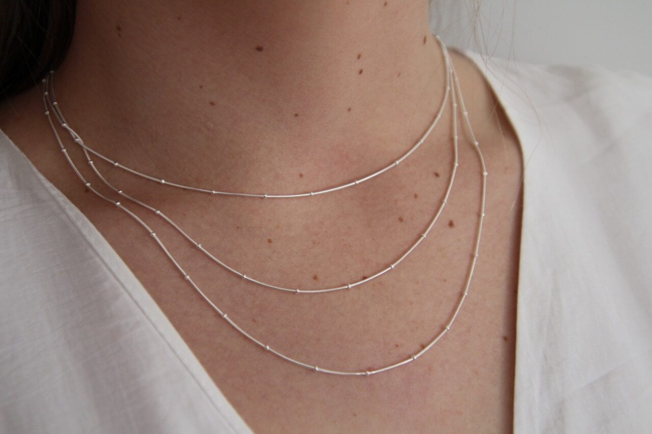 The Dot Sterling Silver Necklace image 2