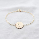 The Initial Gold Bracelet image 2