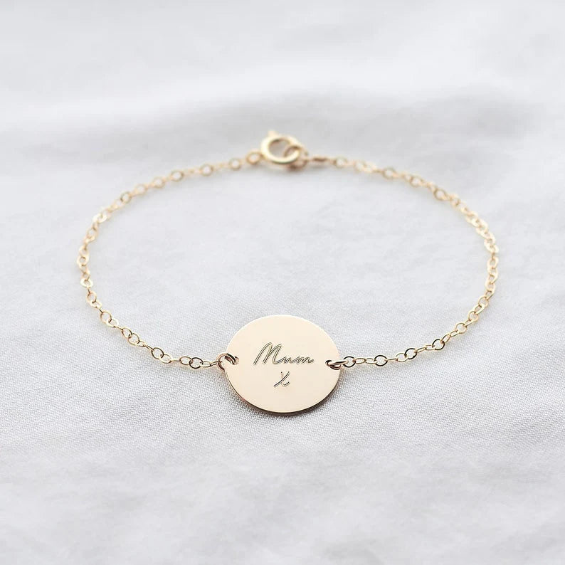 The Initial Gold Bracelet image 2