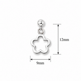 Silver Flower Cutout