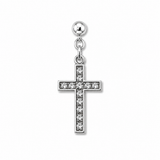Grace Cross Charm
