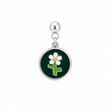 Green Daisy Pendant