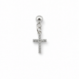 Mini Grace Cross Charm