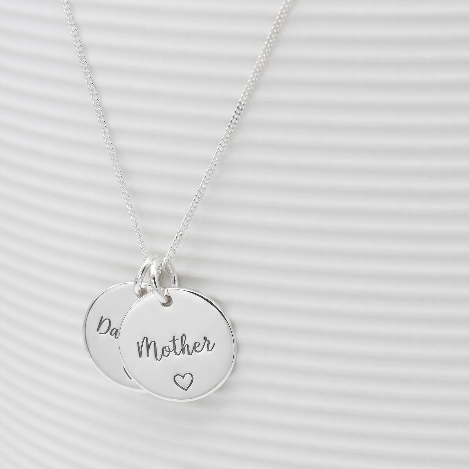 Forever Linked Mother & Daughter Engravable Necklace