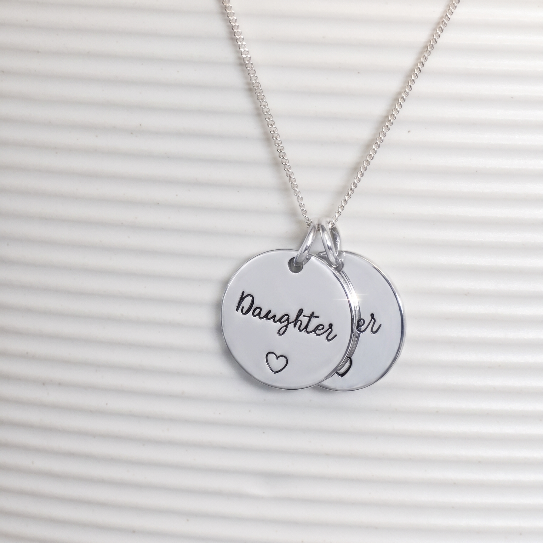Forever Linked Mother & Daughter Engravable Necklace