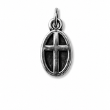 Oval Cross Pendant