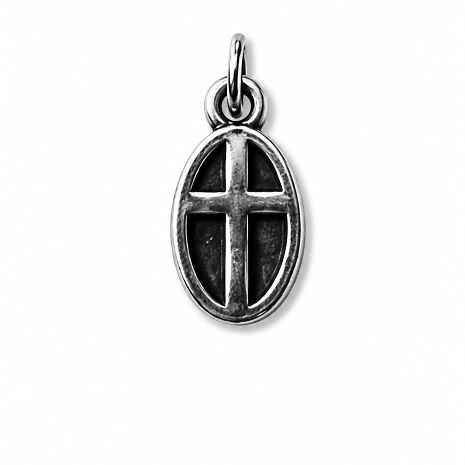 Oval Cross Pendant