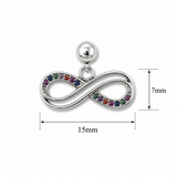 Rainbow Infinity Charm