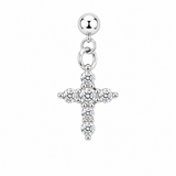 Bling Cross Charm