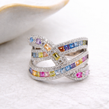 Courtney Silver Rings