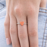 Copper Heart Ring