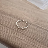 Zigzag Sterling Silver Ring