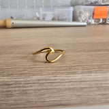 Gold Wave Ring