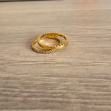 Gold Bubble Stack Ring