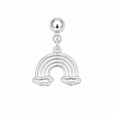 Silver Rainbow Charm