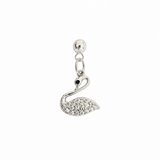 Bling Swan Charm