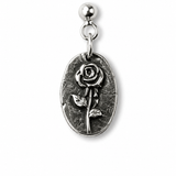 Silver Rose Pendant