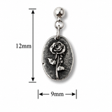 Silver Rose Pendant