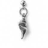Silver Sea Shell Charm