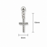 Mini Grace Cross Charm