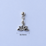 Tiny Lotus Charm