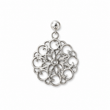 Silver Spiral Charm