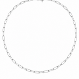 Sterling Silver Paperclip chain
