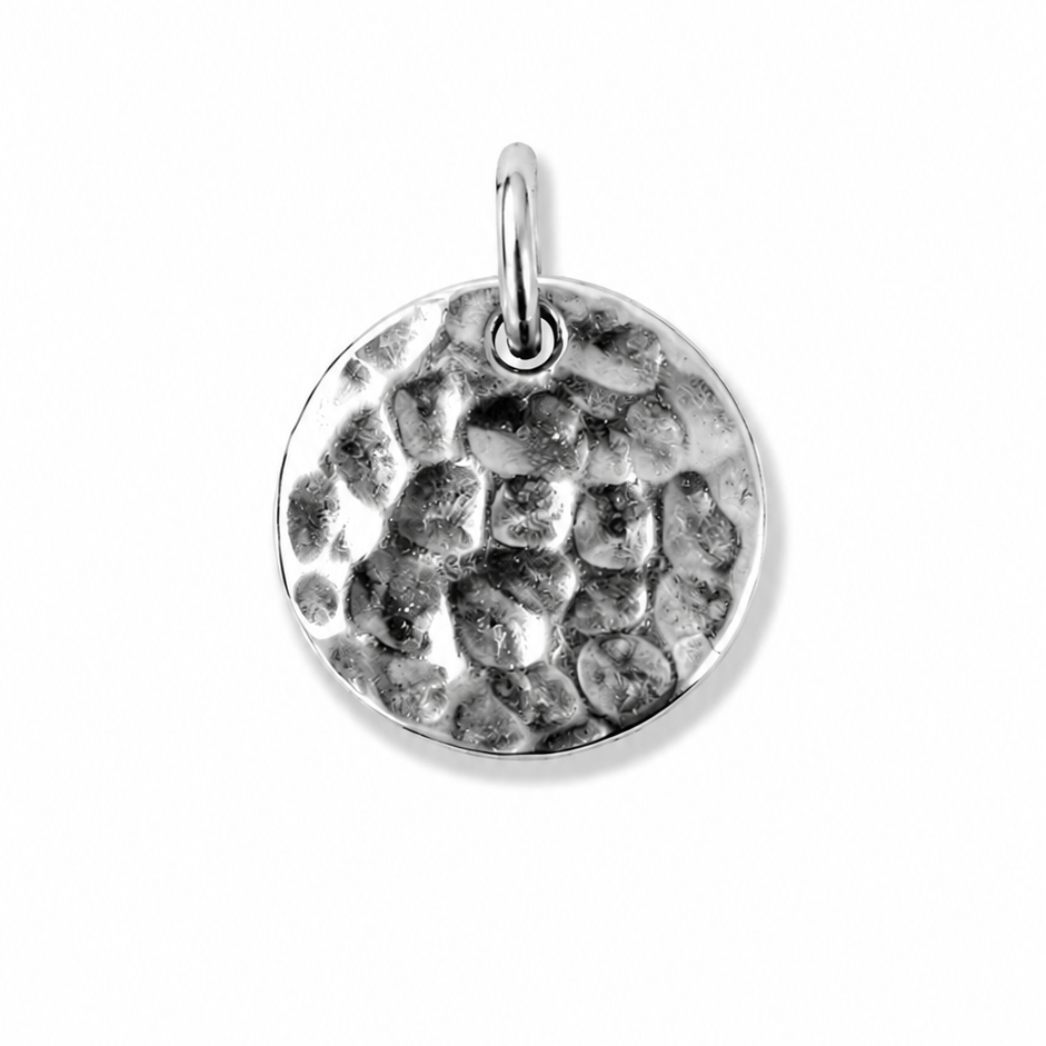 Silver Textured Disk