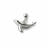 Sterling Silver Whale Charm