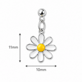 White Daisy Charm