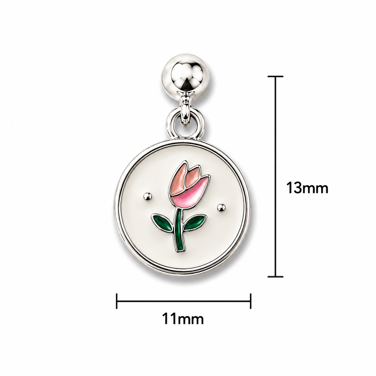 White Tulip Pendant