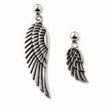 Silver Wing Charm