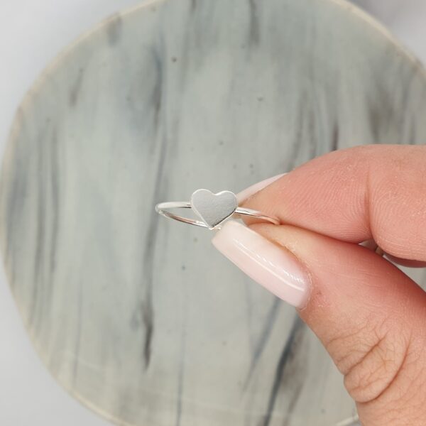 Silver Heart Ring