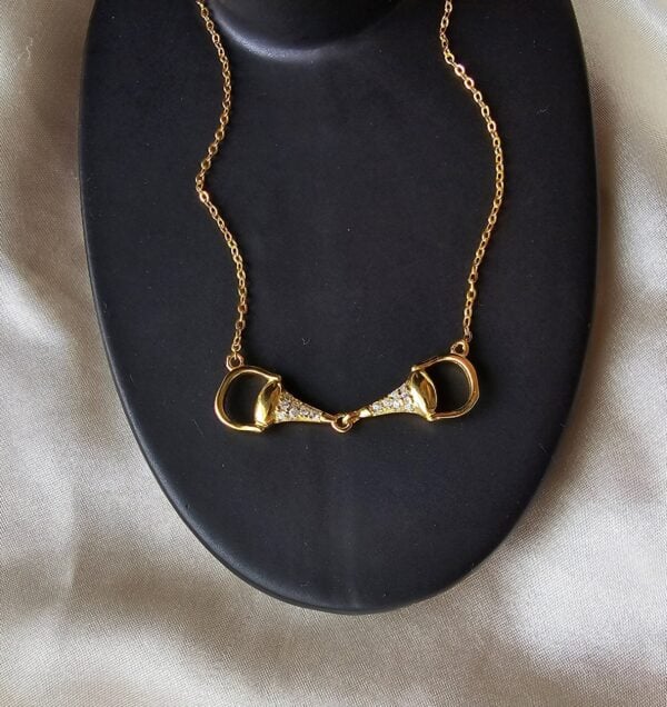 Gold Plated Bit Necklace