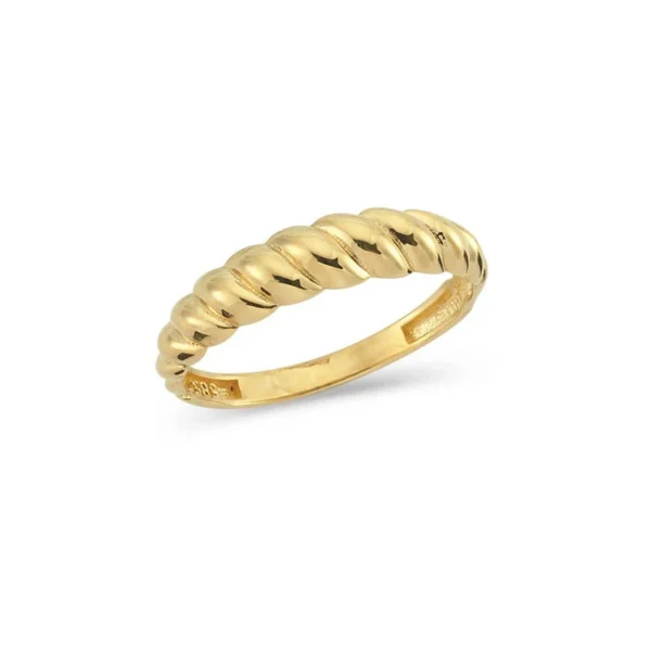 The Golden Croissant Gold Ring 3