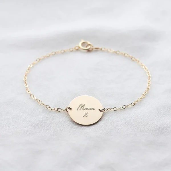 The Initial Gold Bracelet 3