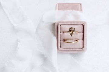 Rose gold Engagement ring
