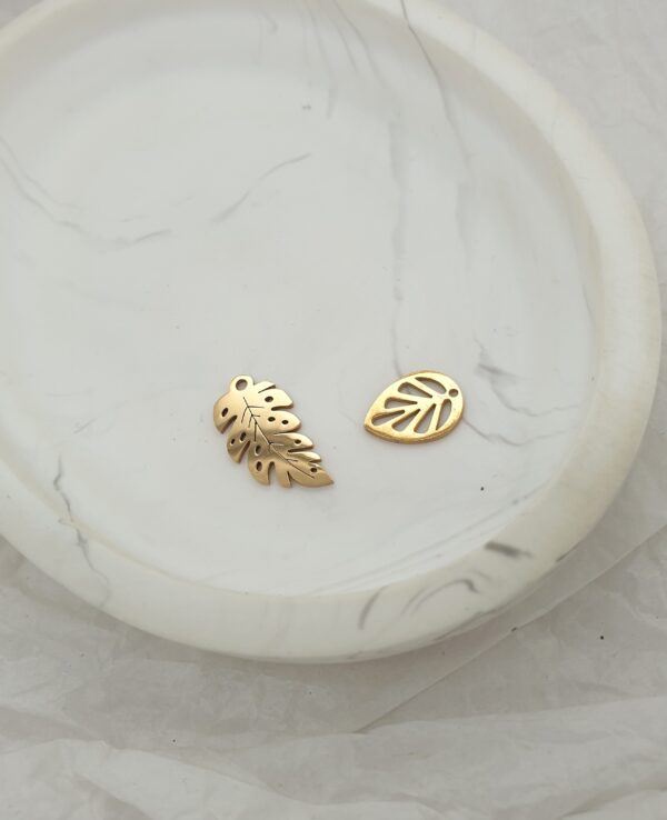 Gold Leaf Charm