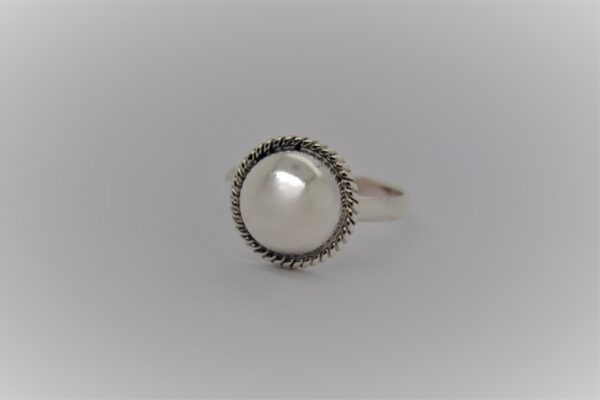 Silver Bead Ring