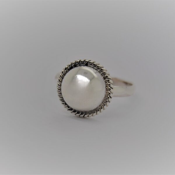 Silver Bead Ring